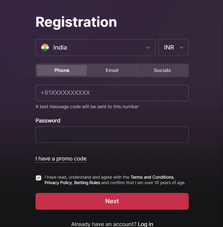 Battery Bet registration